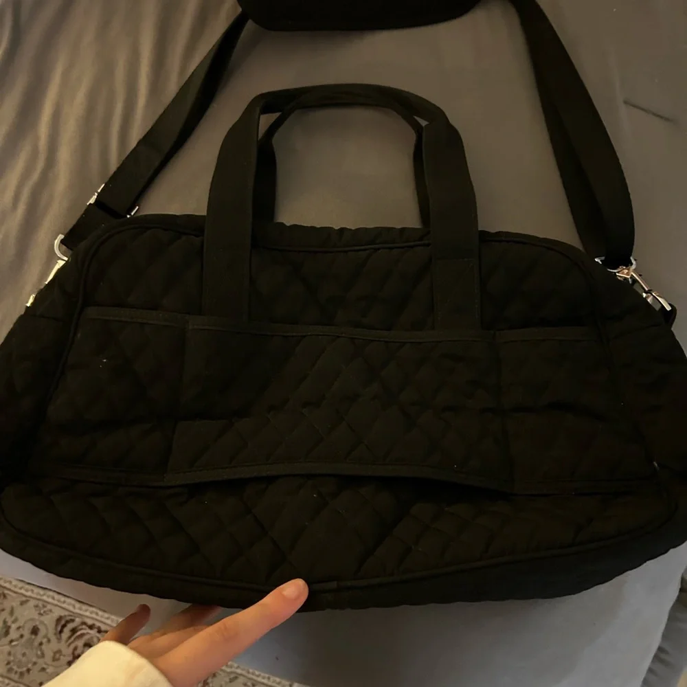 Vera Bradley Black Duffel Bag - Picture 4 of 4